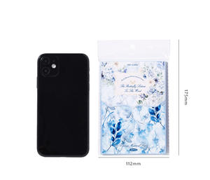 सामग्री कागज के प्रति पैक 50 शीट को स्पष्ट हवा और फूल मौसम श्रृंखला रेट्रो हैंडबुक सामग्री सजावटी अंडरलाइनिंग - Product Image 6