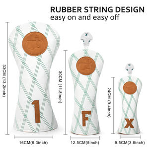 Accesorios de Golf de Alta Calidad, Funda Protectora para Palos de Golf, Funda Personalizada de Cuero PU para Driver - Product Image 2