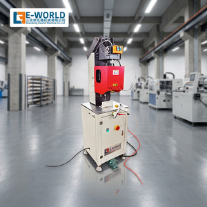 Machine de fixation à vis à tête unique E-WORLD 220V/380V 250W pour l'assemblage de fenêtres et de portes en PVC UPVC - Product Image 1