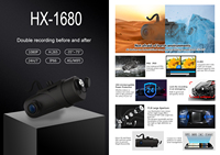 Firecore HX-1680 2k caméra de tableau de bord de voiture large ange 4G LTE moto Dash Cam ADAS DMS GPS HD caméra de voiture enregistreur de conduite
