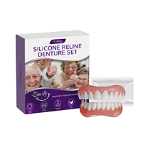 Kit de prothèses dentaires en silicone à succès pour un sourire parfait et confiant, avec placage blanchissant