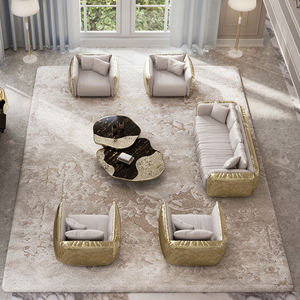 고급 이탈리아 우아한 빈티지 현대 스타일 소파 가구 최신 거실 소파 디자인 현대 디자인 패브릭 소파 - Product Image 2