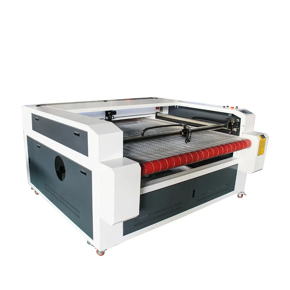 1610 1612 auto feed textile cloth laser cutting machine