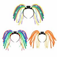Serre-tête LED lumineux arc-en-ciel en gros, accessoire de costume de fête, événement nocturne, festival