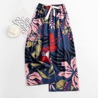 Pantalon de pyjama ample grande taille à imprimé floral pour femme – Bas de pyjama fins et mignons pour l'été