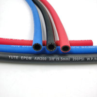 I.D. Manguera de Aire y Agua Multiusos de EPDM de 1/2 Pulgada, 300 PSI, Resistente, con Revestimiento Liso, para Uso Industrial y Agrícola, Resistente a la Intemperie, Cortable