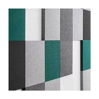 1220*2440mm Decoratieve Akoestische Panelen PET Geluidsabsorberende Panelen Hot Sale ASTM E84 KTV Ruimte