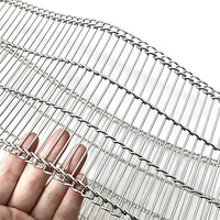 Yuchen hittebestendige draadgaas transportband voor oven, premium transportband type ketting, makkelijk te reinigen, food grade transportband