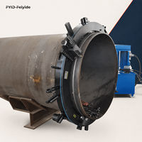 Machine de préparation des extrémités de tuyaux à fixation externe YDP-89 pour l'entretien des pipelines en acier