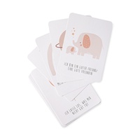 Cartes éducatives personnalisées imprimées en gros avec finition brillante et boîte à fond rigide pour usage familial