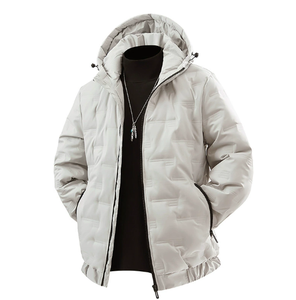 Nueva Chaqueta de Plumón Cálida para Otoño e Invierno, Informal, a la Moda, Versátil, Gruesa y Cálida, con Cierre - Product Image 4