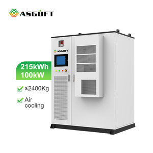 Sistema Completo de Almacenamiento de Energía Solar Comercial ASGOFT Grado Europeo, 215kWh, Batería LiFePO4 de 100kW, Garantía de 10 Años, Híbrido a la Red - Product Image 1