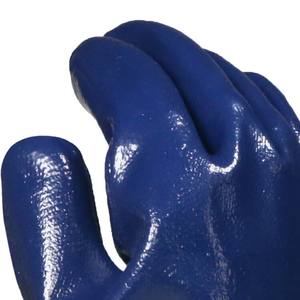 Guantes de Seguridad Industriales Recubiertos de Nitrilo Azul de Alta Resistencia, Certificación CE, Resistentes a Productos Químicos y Aceite, para Refinería Petroquímica - Product Image 2