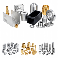Support métallique de haute précision en acier inoxydable, aluminium 7075 et laiton, usiné CNC