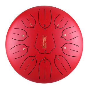 Instruments de Musique à Percussion à Vendre, Kit de Tambours de Poche 11 Notes 12 Pouces, Handpan, Tank <span class=keywords><strong>Drum</strong></span>, Tongue <span class=keywords><strong>Drum</strong></span> en Acier - Product Image 6