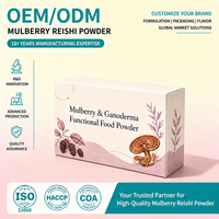 Poudre de Mûrier et de Reishi OEM ODM Marque Privée Vente en Gros Mélange Adaptogène de Baies de Goji Soutien Hépatique pour le Soutien Immunitaire
