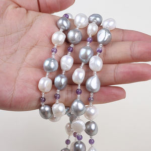 <span class=keywords><strong>Collana</strong></span> <span class=keywords><strong>Lunga</strong></span> <span class=keywords><strong>con</strong></span> Perle Barocche e Ametista - Product Image 6