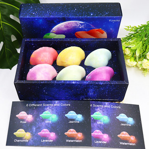 For Toy <strong>Flying</strong> Saucer Bath Salt Ball with Essential Oil Sea Salt Bubble Explosion Effect Bath <strong>Bombs</strong> <strong>Flying</strong> Frisbee - Product Image 1