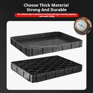 Lớn nhựa dịch vụ giỏ hàng với bánh xe-thương mại cấp tiện ích giỏ hàng cho kho - Product Image 3