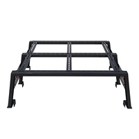 Texture Noir Lit Rack Cargo Rack Système Poudre Enduit Pickup Accessoires 4x4 Camionnette Lit Rack Roll Bar pour F150 250