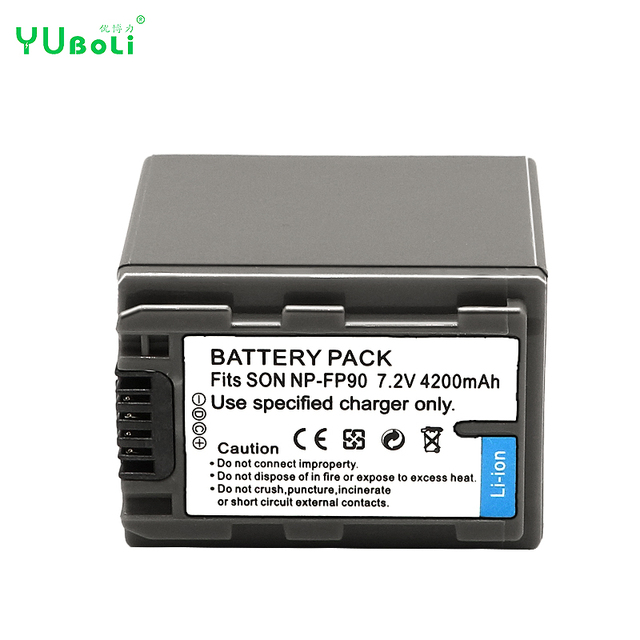 4200mAh NP-FP90 NPFP90 Digital Camera Battery for Sony DCR-DVD DCR-HC Series Video Battery