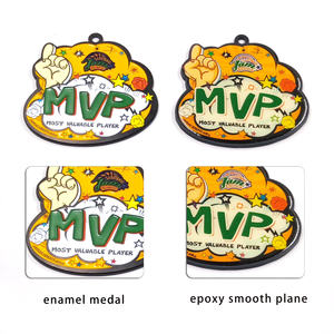 Medallas Deportivas de Metal Dorado de Diseño Profesional Unidireccional para Triatlón, Maratón y Carreras, Medallas de Esmalte Personalizadas con Resina Epoxi - Product Image 5