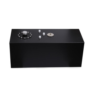Réservoir de carburant auxiliaire en aluminium 72L noir argenté rectangulaire pour modification automobile et usage de course - Product Image 1