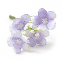 Fleur d'hortensia artificielle réaliste en soie pour pince à cheveux DIY, accessoire de coiffure de mariage, petit bouquet style Ins