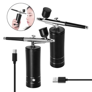 Kit aérographe avec compresseur, ensemble d'aérographes portables sans fil, pistolet aérographe manuel pour nail art, maquillage, peinture, décoration de gâteaux - Product Image 1