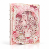 Carnet à paillettes en acrylique A7, motif constellations du zodiaque, couverture holographique, papeterie mignonne, vente en gros