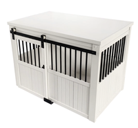 Boîte de transport pliable pour animaux de grande race, emballée en carton, portable, pour le camping et les voyages, directement de l'usine