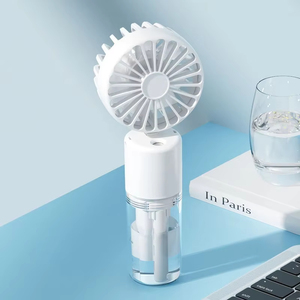 Portable Foldable Mini Handheld <strong>Fan</strong> with Mist <strong>Outdoor</strong> <strong>Cooling</strong> Humidifying Personal Misting <strong>Fan</strong> Four Wind Speed for Summer - Product Image 6
