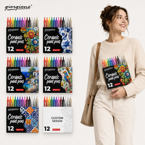 ปากกาเซรามิก Giorgione 12 สี พร้อมจัดส่งรวดเร็ว ขายส่งจากโรงงาน ปรับแต่ง<span class=keywords><strong>ได้</strong></span> ปากกามาร์คเกอร์สำหรับงานศิลปะ - Product Image 6