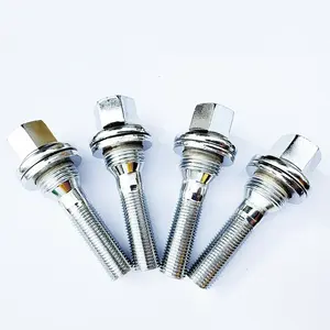 Nuevo 8 Uds 17mm pernos de <span class=keywords><strong>rueda</strong></span> tuercas pernos <span class=keywords><strong>tornillos</strong></span> 12X1.25 Compatible <span class=keywords><strong>Peugeot</strong></span> 206 207 208 308 407 508 1007 Citroen C2 C3 C4 piezas de <span class=keywords><strong>rueda</strong></span> - Product Image 6