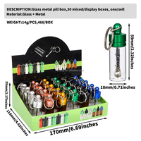 Mini boîte en acier inoxydable et ABS, écologique, 10 ml, étanche, porte-clés, conteneur compact, portable, étui de rangement alimentaire de voyage avec cuillère