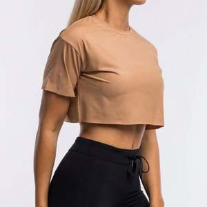 Venta al por mayor de camisetas con logotipos personalizados de peso pesado de corte bajo 100% en blanco de gran tamaño 100% algodón camisetas de las mujeres - Product Image 6