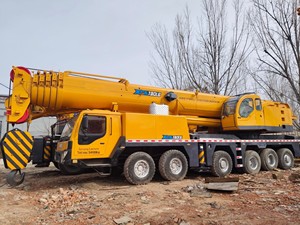 Grúa Hidráulica para Camión de 130 Toneladas, Equipo de Construcción de Uso Pesado, Amarilla, 54900 kg - Product Image 1