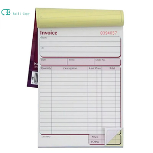 Papier écologique de haute qualité 80g peut être personnalisé en taille couleur copie autocopiante multiple pour facture de vente - Product Image 1