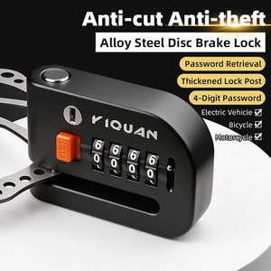 <span class=keywords><strong>Antivol</strong></span> de vélo durable en alliage, <span class=keywords><strong>antivol</strong></span> de scooter étanche avec 2 clés pour motos, vélos, scooters, pochette de transport en stock - Product Image 1