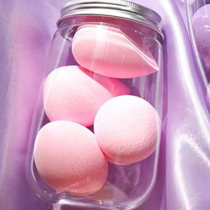 Soporte de esponja de maquillaje de belleza al por mayor, juego de tarros de esponjas de maquillaje vegano suave de alta calidad sin etiqueta - Product Image 4