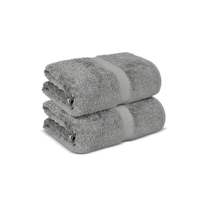 Serviettes de plage jetables compressées Hilton Egyptian Plush White 100% coton turc véritable, ensemble de bain de luxe pour hôtel - Product Image 1