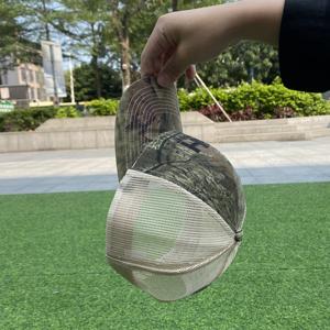 قبعات ترويجية ترويجية مخصصة خاصة لسائقي الشاحنات قبعة بملصق رقعة بريميوم بوليستر معاد تدويره قبعات سائقي الشاحنات الشبكية الوردية - Product Image 4