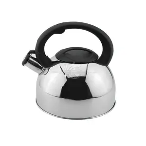 Kitchen 3L Stove Kettle Whistling Push-Button 5L Stainless Steel Stovetop Boiling Whistling Tea Kettle Whistling Water Kettle