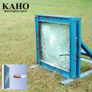 Rõ Ràng Cong Showcas Đạn Đạo Bọc Thép Chống Lá Chắn Âm Thanh Bullet Proof Glass