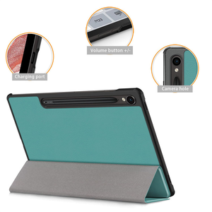 Funda abatible de cuero para <span class=keywords><strong>Samsung</strong></span> <span class=keywords><strong>Galaxy</strong></span> TAB A8 10,5 pulgadas X205/X205 <span class=keywords><strong>2021</strong></span> tableta plegable funda magnética para libro - Product Image 2