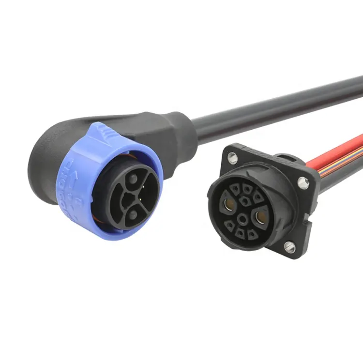 Conjunto de cabos eletrônicos personalizados de alta qualidade para e-motocicletas e e-bicicletas, conector de bateria, chicote de fios