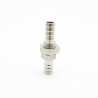 4mm 6mm 8mm 10mm 12mm 14mm 16mm 19mm Schlauch Barb Bulkhead 304 Edelstahl Stacheldraht Rohr verschraubung Kupplung Anschluss adapter