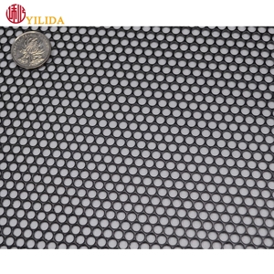 שחור מחורר רשת מתכת מחורר חור עגול צלחת - Product Image 2