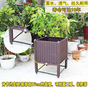 Vente d'usine, <span class=keywords><strong>bac</strong></span> à jardin surélevé, système d'auto-arrosage, trous de drainage, pour la culture de légumes, de fruits, de fleurs et d'herbes en intérieur et en extérieur - Product Image 5