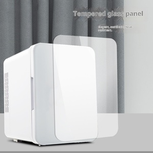 Portable électrique à double usage voiture maison beauté cosmétiques <span class=keywords><strong>réfrigérateur</strong></span> 4L Mini refroidissement chauffage isolation petit <span class=keywords><strong>réfrigérateur</strong></span> - Product Image 4